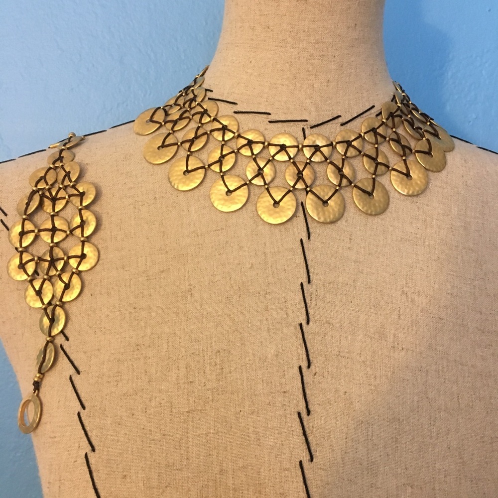 ✨Ralph Lauren cleopatra necklace and bracelet